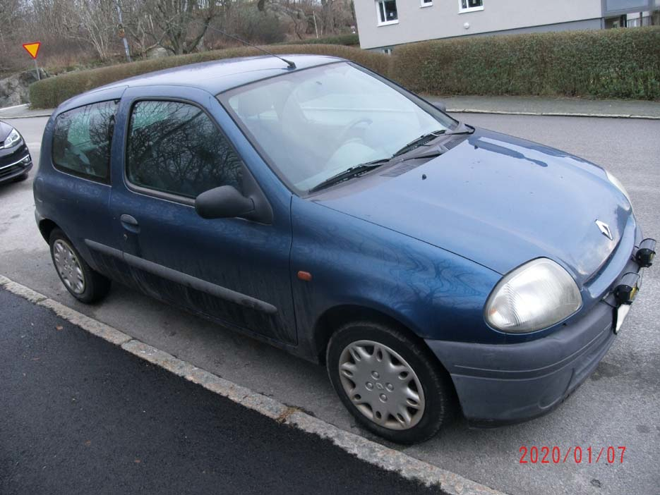 Renault Clio II (1998 2012) Finden Sie VIN Nummer